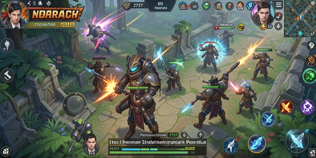 Tampilan menarik dari gameplay SLG di 2757.
