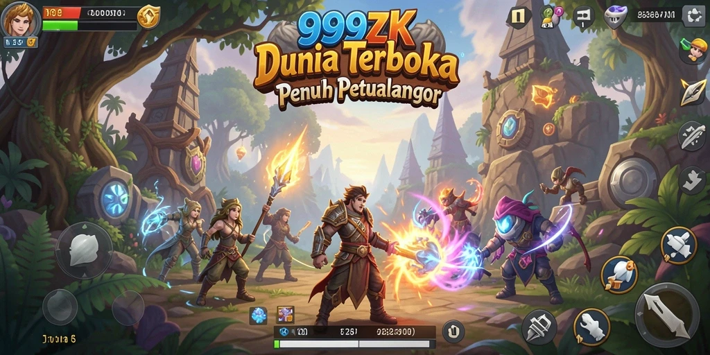 Tangkapan layar menampilkan aksi eksplorasi di dunia Open World.