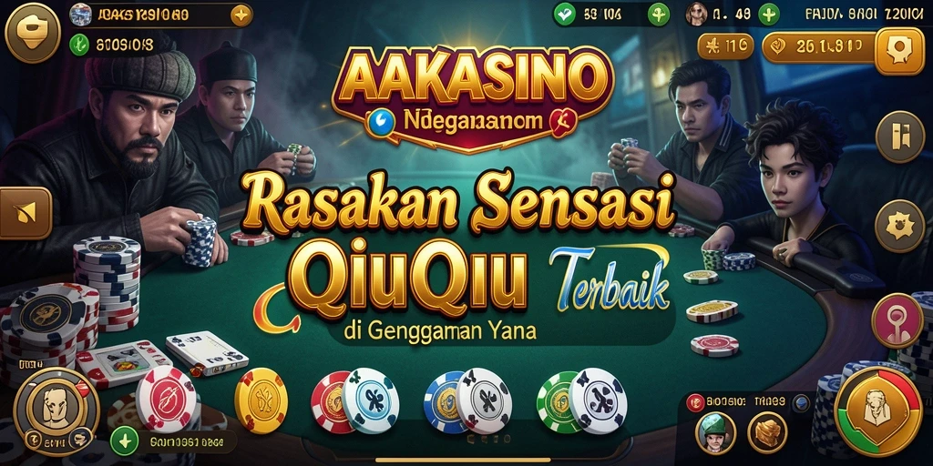 Tampilan gameplay QiuQiu yang mendebarkan dan interaktif di AAKASINO.