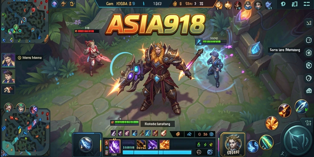 Gameplay MOBA yang seru dan menantang di ASIA918.