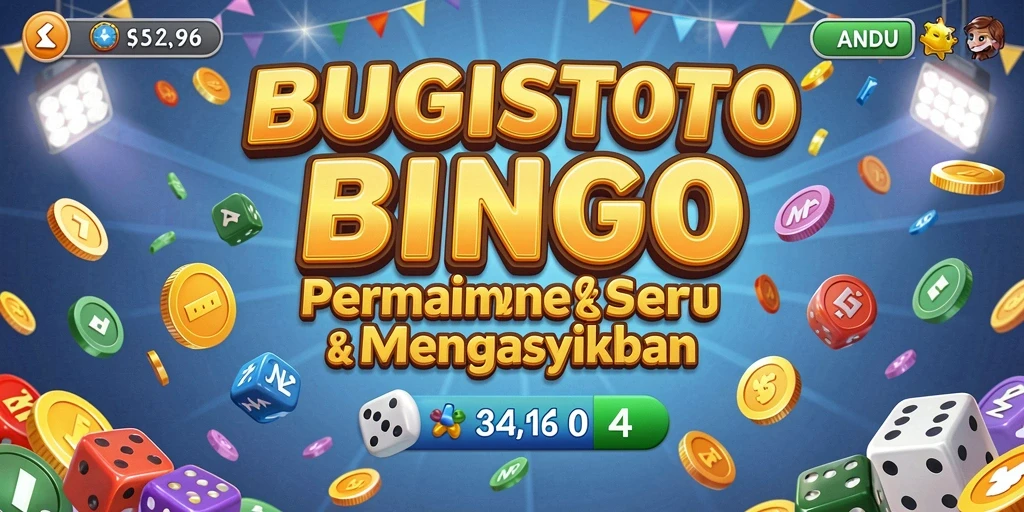 Tampilan gameplay seru dari aplikasi Bingo BUGISTOTO yang menawan.