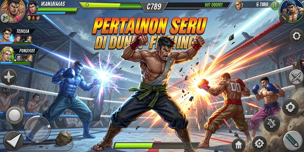 Tampilan gameplay C789 menampilkan aksi pertarungan yang mendebarkan.