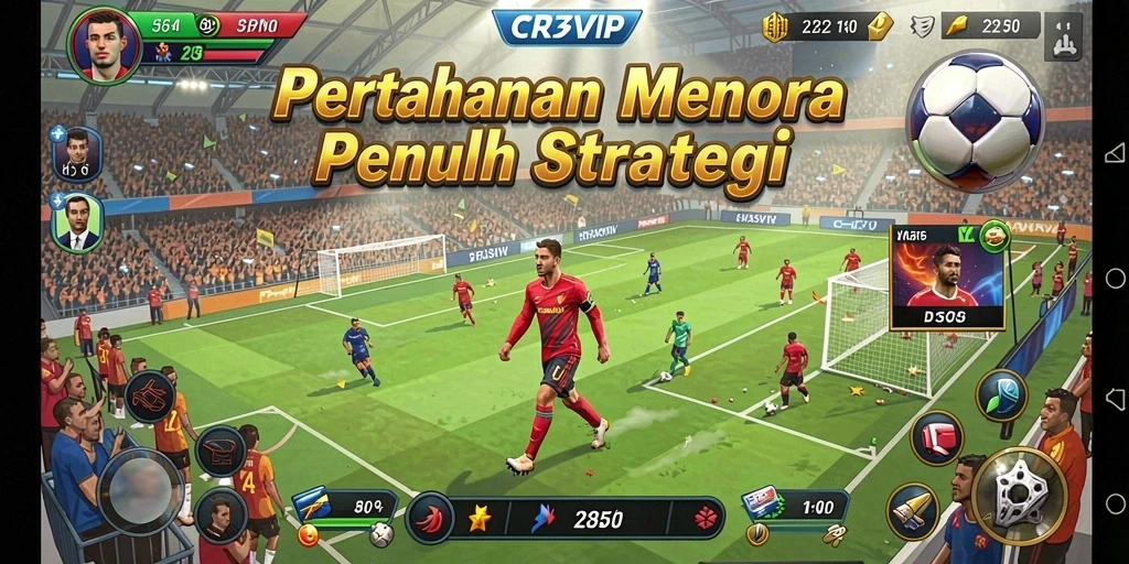 Tangkapan layar gameplay seru dari CR7VIP Tower Defense.