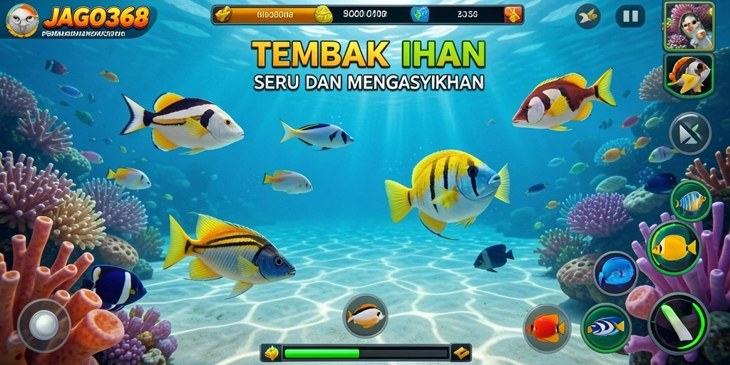 Gameplay seru dan menegangkan dari JAGO368 saat menembak ikan.