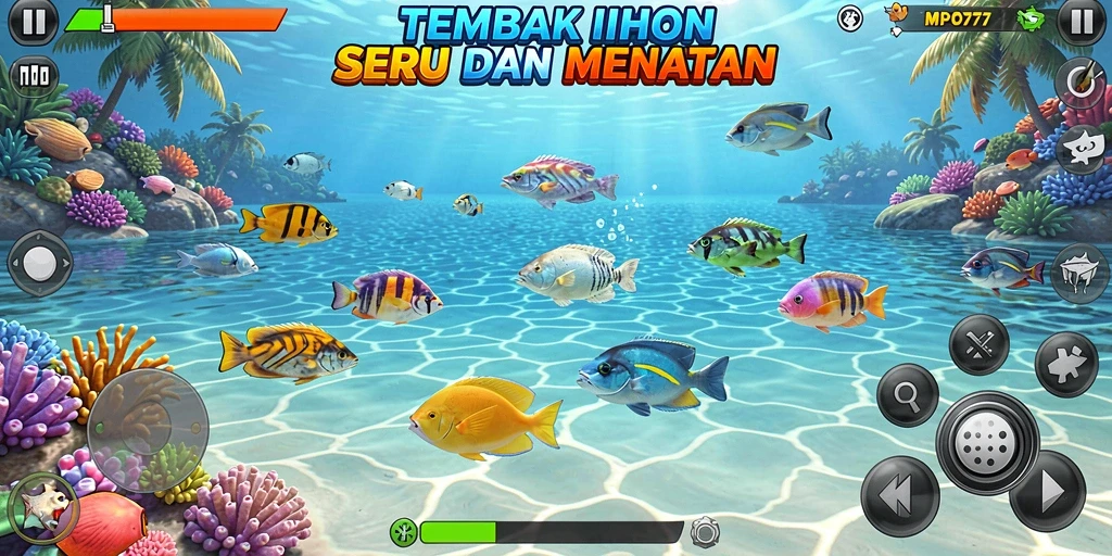 Tangkapan ikan yang seru dalam gameplay MPO777.