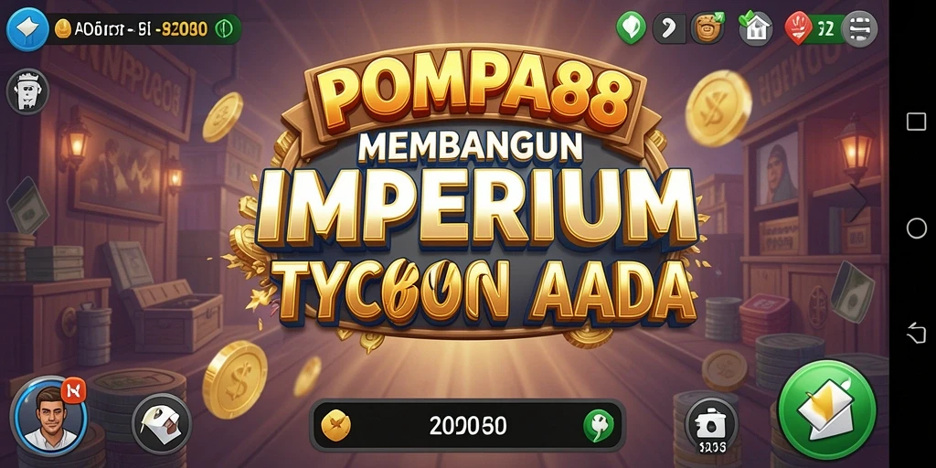Tampilan gameplay POMPA88 yang menarik dan mendebarkan dalam membangun bisnis.