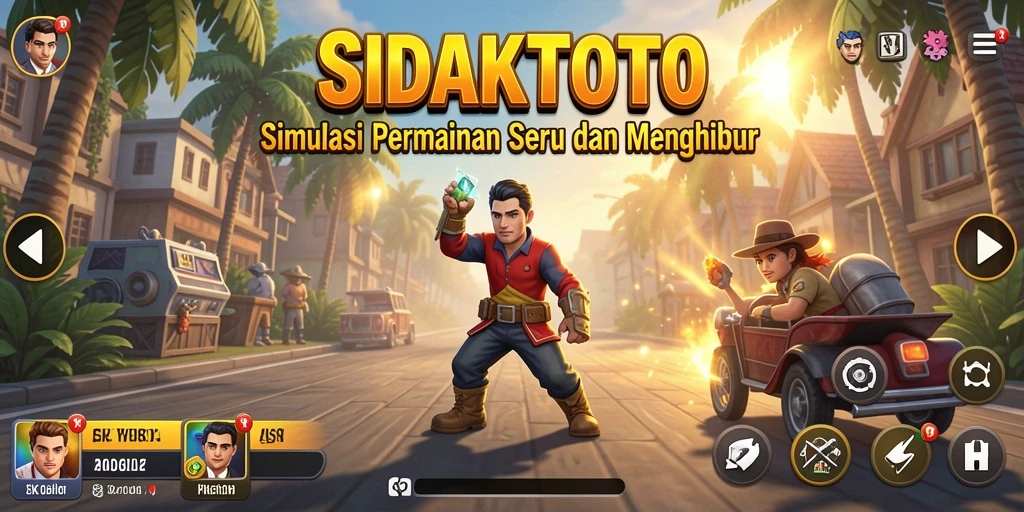 Tangkapan layar gameplay SIDAKTOTO yang menampilkan aksi mendebarkan.