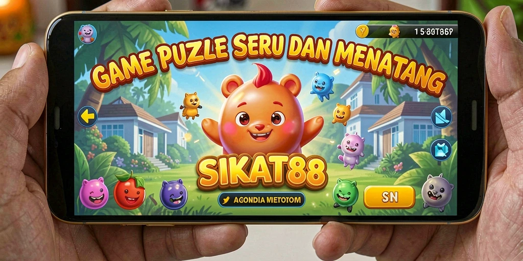 Tampilan gameplay Puzzle yang menarik di SIKAT88.
