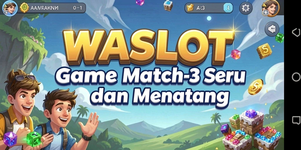 Tampilan gameplay menarik di WASLOT, penuh warna dan tantangan.