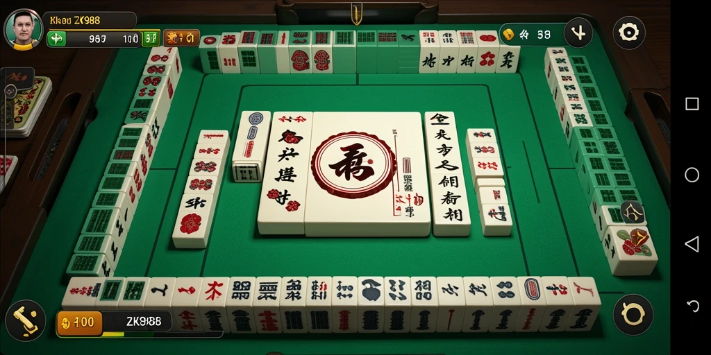 Gameplay Mahjong ZK988 yang menarik dan menantang.